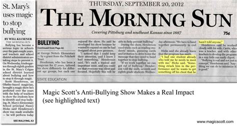 Welcome to dosomething.org, a global movement of millions of young us department of health and human services. In The News | Kansas City Magician - Magic Scott