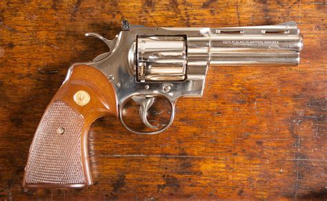 Lot Colt Python Double Action Revolver 357 Magnum C