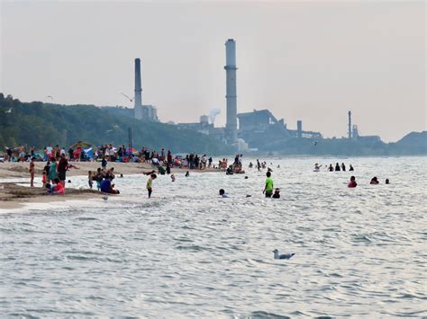 Iron In Lake Michigan Steel Plant Spill Not A Hazard Say Officials