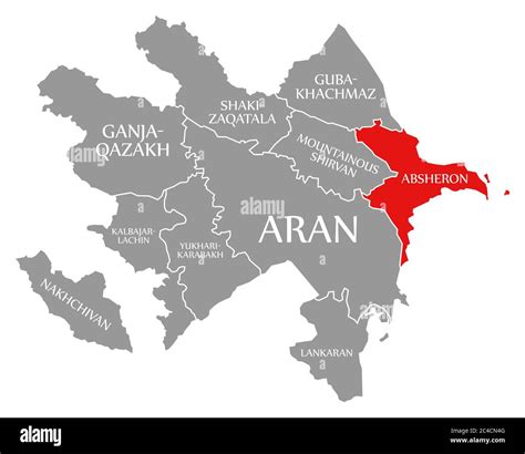 Absheron Azerbaijan Map Grey Hi Res Stock Photography And Images Alamy