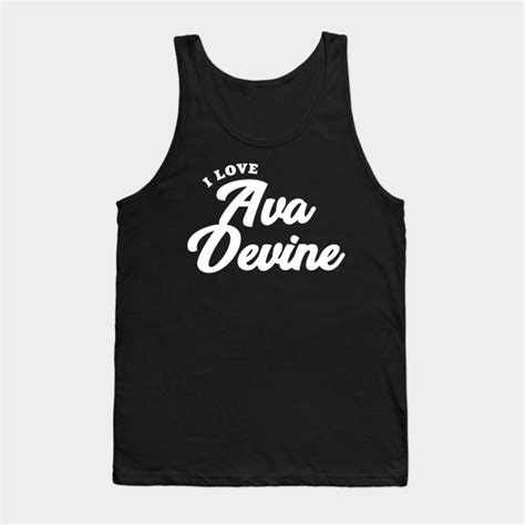 I Love Ava Devine Porn Stars Tank Top Teepublic