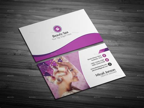 Beauty And Spa Business Card By Jaguarspaw Graphicriver