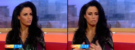 Katie Price On Gmtv Sofa I Don T Want Publicity Express Yourself