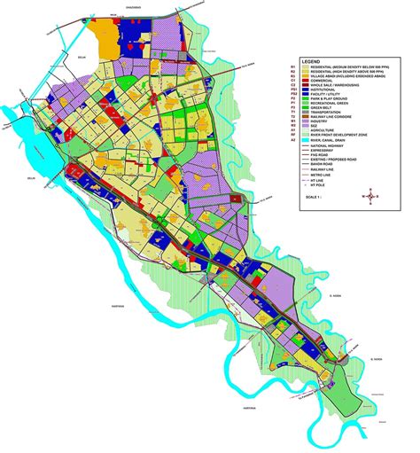 Noida City Divisions And Map Map Of Noida Know Noida City