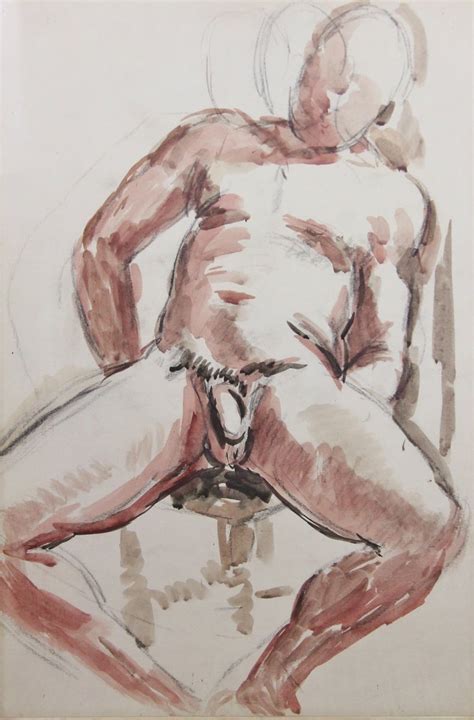 Seated Male Nude By Duncan Grant Barnebys