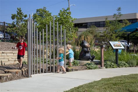 Whimsical Landscape Architecture At Porter County Library Garden
