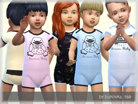 Bukovkas Kombidress Armbaby Sims 4 Toddler Sims 4 Sims