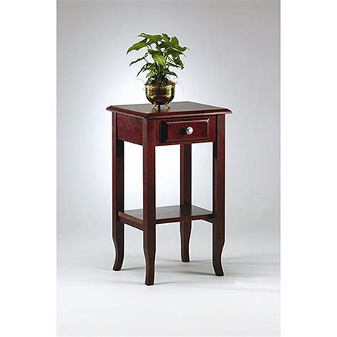 Office Star Merlot Telephone Table With Drawer Free Shipping Today