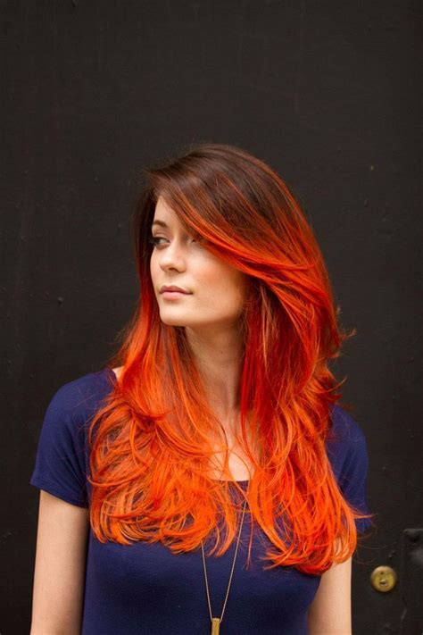 Red Orange Hair Color A Bold Trend In 2023 Short Hairstyles For Fat Faces 2024