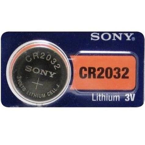 However, most rechargeables are by chemistry high discharge rates. CR2032 Sony 3 Volt Lithium Coin Cell Battery (On a Card ...