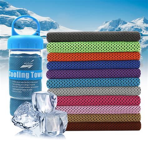 Microfiber Instant Ice Sport Cooling Towel Qihaitextile