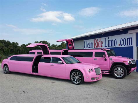 pink hummer limo clean ride limo