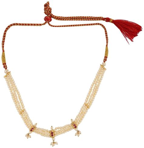 Buy Efulgenz Designer Gold Plated Traditional Choker Necklace Jewellery