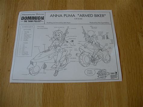 Dominion Panzerpolizei Anna Puma 18 Bewaffneter Biker