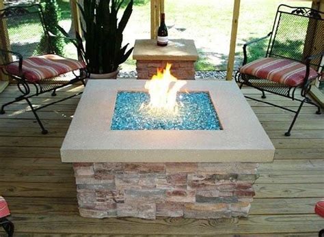 A perfect alternative to lava rock. Firepit with glass beads | Outside fire pits, Fire pit ...