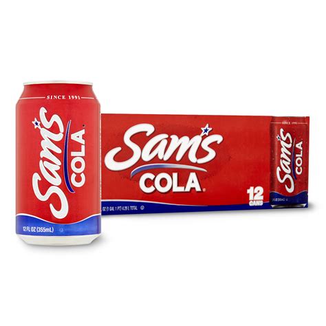 Sam's Cola Soda Pop, 12 fl oz, 12 Pack Cans - Walmart.com