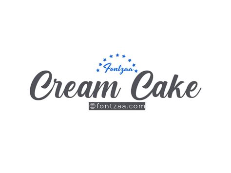 Cream Cake Font Fontzaa Fonts Free Download