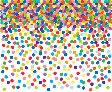 Colorful Confetti Background Stock Vector Illustration Of Beautiful