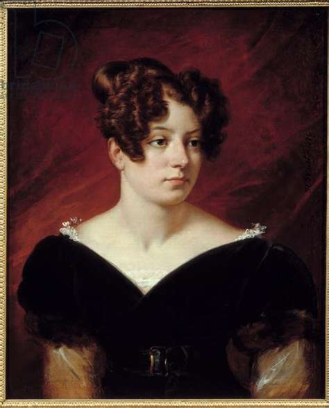 Portrait Of Josephine De Lavalette Baroness De Forget Daughter Of Emilie De Beauharnais