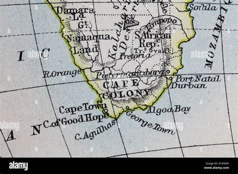 Cape Of Good Hope Map Stock Photos And Cape Of Good Hope Map Stock Images
