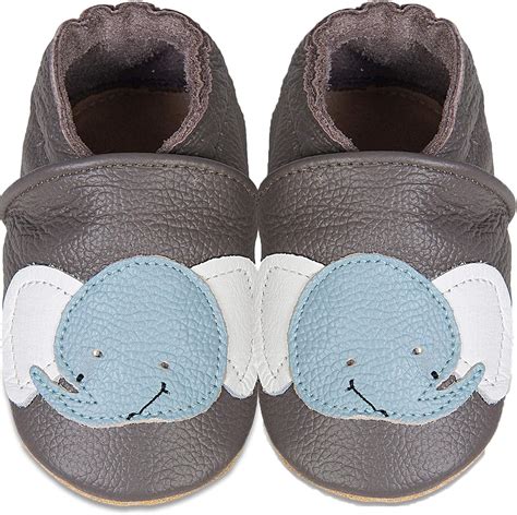 Soft Leather Baby Shoes Walking Shoes Infant Suede Soles Anti Slip 0 6