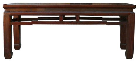 They have beautifully made handles in many interesting shapes. Chinese Oriental Apron Double Seat Bench - Asian - Accent ...