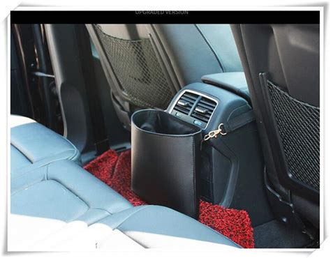 Car Styling Car Leather Garbage Bag Trash Can For Mazda 6 Cx5 Ford
