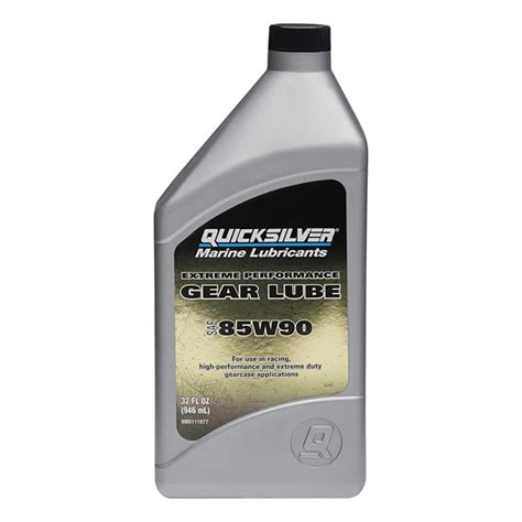 Quicksilver 85w90 Extreme Performance Gear Lube 92 8m0111677