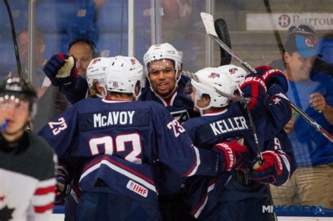 Usa Hockey Concludes Njec In Plymouth With Dominating 5 1 Victory Over