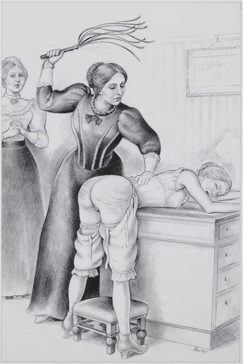 The Governess Spanking Art Cumception