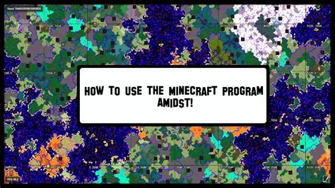 Amidst — amid, amidst (new american roget s college thesaurus) prep. How to use the Minecraft program - Amidst (Works with 1.11 ...