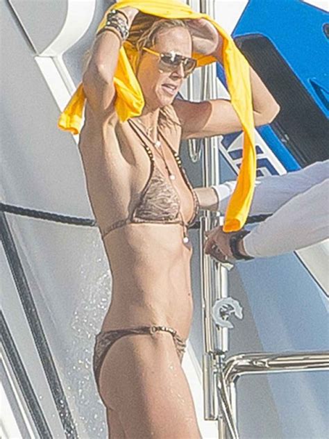 Heidi Klum In A Bikini In St Barts January 2015 Celebsla Com