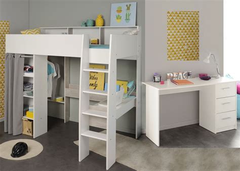 Wir begrüßen sie als interessierten leser auf unserer webseite. Jugendzimmer Tomke 14 weiß 205x193x132 cm Hochbett ...