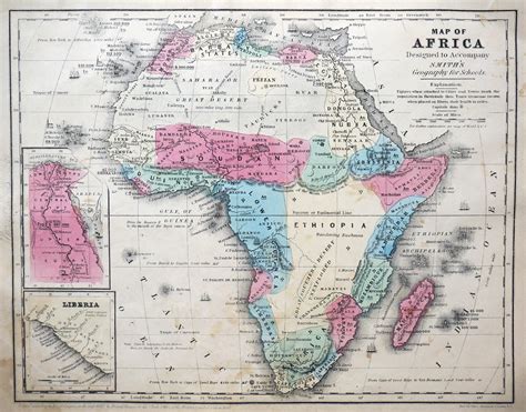 Smith C 1839 Map Of Africa 4914 X 3149 Oldmaps
