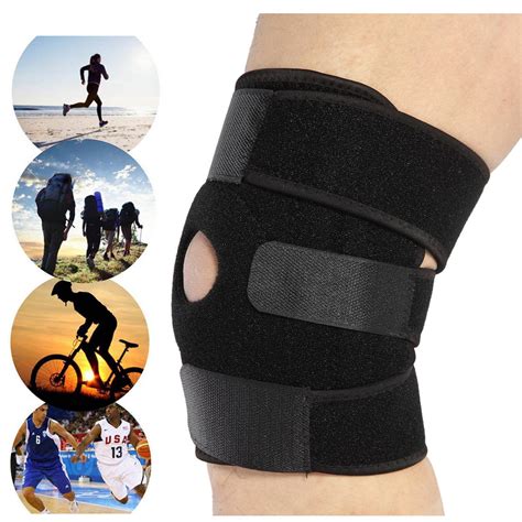 Adjustable Knee Arthritis Support Brace Guard Stabilizer Strap Wrap