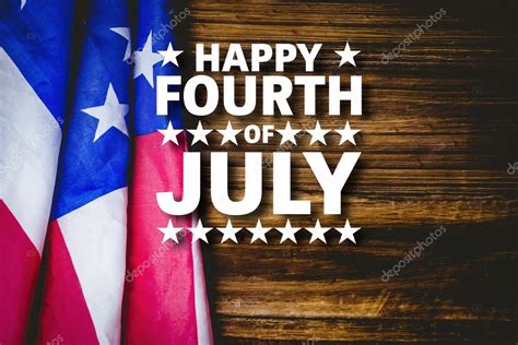 Composite Image Of Happy Fourth Of July — Stock Photo © Wavebreakmedia