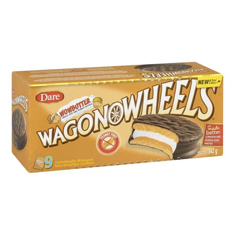 Wagon Wheels Wowbutter 9 Individually Wrapped Marshmallow Cookies 342 G