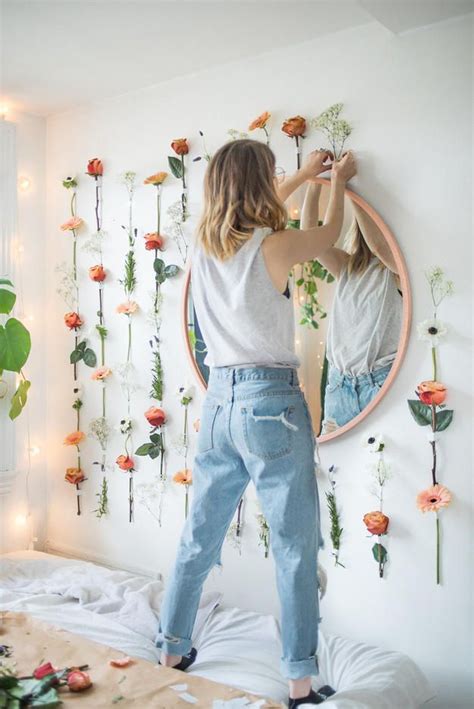 This paper flower wall is easy, fast, and very affordable. DIY Flower Wall | Wall bedroom diy, Diy flower wall, Wall decor bedroom