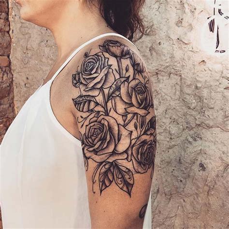 21 Rose Shoulder Tattoo Ideas For Women Page 2 Of 2 Stayglam
