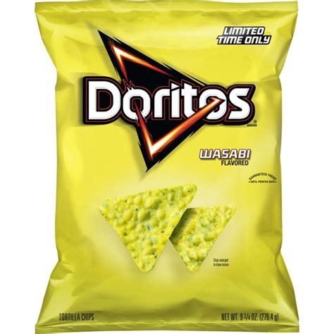 Unleash the full doritos taste experience with this range of crunchy tortilla chips and tasty dips. Doritos Wasabi Flavored Tortilla Chips 9.75oz - Walmart ...