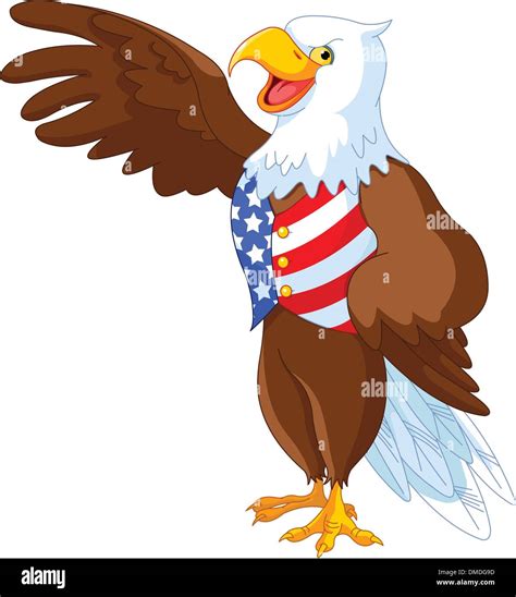 Patriotic American Eagle Stock Vector Image And Art Alamy