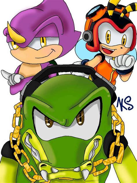 Team Chaotix Sonic Universe Style Sonic Heroes Sonic Sonic Art