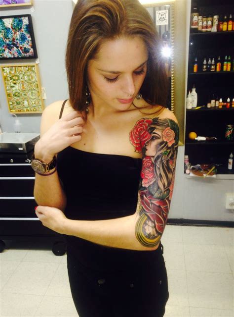 100s Of Girls Sleeve Tattoo Design Ideas Pictures Gallery