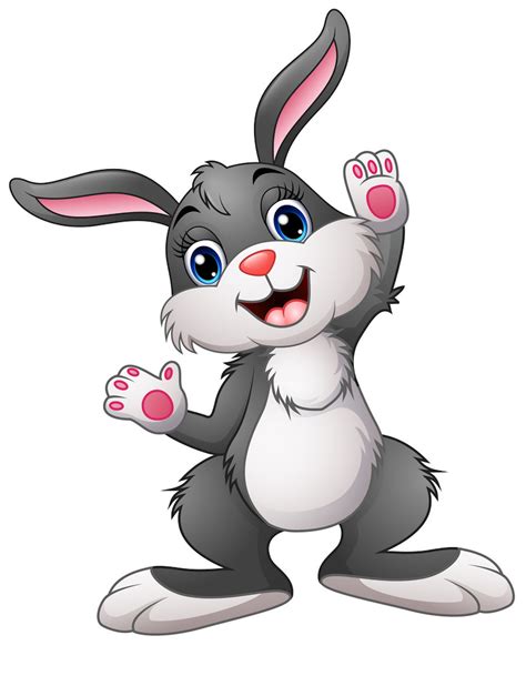 Rabbit Clipart Coloring Pages And Other Free Printable Design Themes