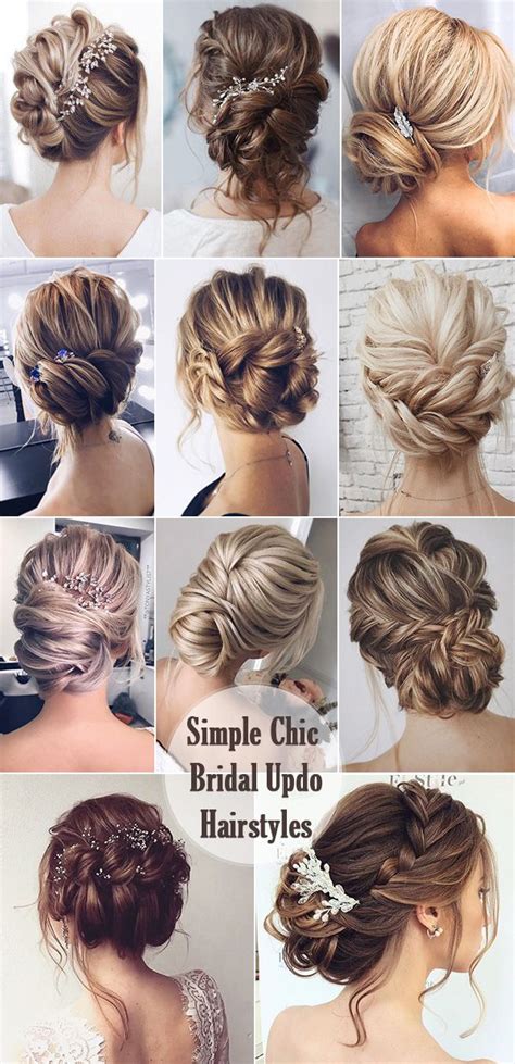 25 Chic Updo Wedding Hairstyles For All Brides Bride Hairstyles Long