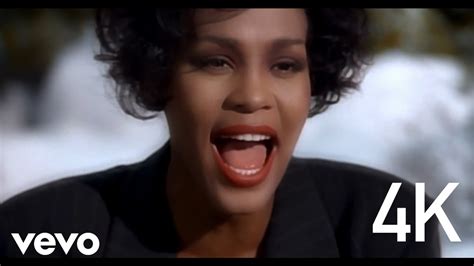 Whitney Houston I Will Always Love You Official 4k Video Youtube