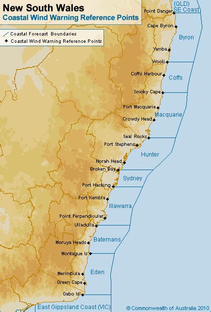 Coastal Waters Forecast For New South Wales