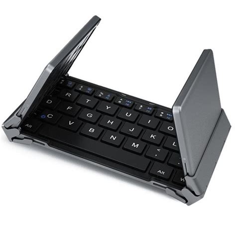 Intelligent Pocket Folding Keyboard Aluminum Bluetooth Foldable