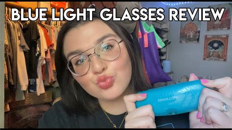 Zenni Optical Blue Light Glasses Review Haul Youtube