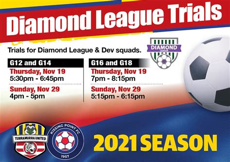 Wanda diamond league open submenu. Diamond League 2021 trials - Turramurra United Football Club